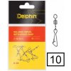 Delphin Rollings swivel with Hooked snap BN veľ.10