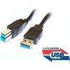 PremiumCord Kábel USB 3.0, A-B, 9pin, 5m ku3ab5bk