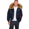Alpha Industries zimná bunda 45 P Hooded Rep Blue Farba: modrá, Veľkosť: S