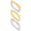 Calvin Klein Štýlová sada oceľových prsteňov 35000512 54 mm