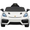 Detské elektrické auto Porsche 718 Spyder RS s panelom MP4 – Biela
