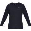 Pánske kompresné tričko s dlhým rukávom Under Armour SPORTSTYLE LEFT CHEST LS čierne 1329585-001 - XL