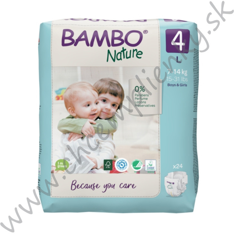 Bambo ABENA A.S.Nature 4 7-14 kg 24 ks