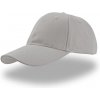 Atlantis Headwear Kšiltovka Liberty Six z těžké bavlny, 6 panelová COT33302003999-light grey Šedá světlá UNI