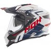 Helma NOX N312 VAPOR bílá/modrá/červená - XS
