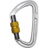 karabína SINGING ROCK COLT Screw Silver/Yellow