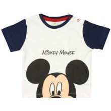 E plus M Chlapčenské tričko Mickey Mouse bielej