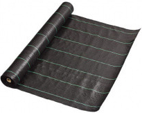 textília tkaná 1x25m čierna 90g/m2 agrotextília