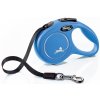 Vodítko Flexi New Classic XS 3m/12kg s páskou modré