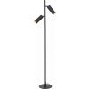 Lucide | Lucide 09739/02/30 - Stojacia lampa CLUBS 2xGU10/40W/230V čierna | LC3894