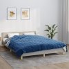 Záťažová prikrývka modrá 200x220 cm 9 kg látka-ForU-3154857