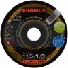 Rhodius 206162 | Rezný kotúč 115 x 1,0 x 22,23 mm, XT10, rovný