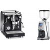 La Pavoni Cellini Classic, black + Eureka Atom Specialty 65, chrome