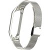 Deveroux Ocelový milánský řemínek pro MiBand 5, easy click - Stríbrný DEV0013