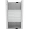 Mexen Apia posúvacie sprchové dvere 110 cm, pruhy, chrómová - 845-110-000-01-20