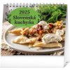Stolový kalendár Slovenská kuchyňa 2025, 16,5 × 13 cm