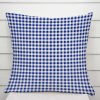 Biante Bavlnená obliečka na vankúš Sandra SA-057 Modro-biele kocky 60 x 60 cm
