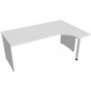 kancelársky stôl ergo ľavý 160x120 cm - GE 1800 L biela