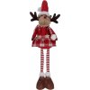 Vianočný stojací sob Becky, teleskopické nohy, 46cm