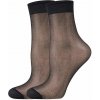 NYLON SOCKS 20 DEN pančuchové ponožky Lady B - 12 párů čierná UNI
