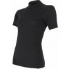 Dámske tričko kr.rukáv SENSOR DOUBLE FACE čierna L