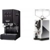 Gaggia New Classic E24, black + Eureka Mignon Specialita, CR chrome