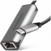 Axagon ADE-25RC USB-C 3.2 Gen 1 - 2.5 Gigabit Ethernet sieťová karta, Realtek 8156, auto install, sivá (ADE-25RC)