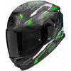 Moto přilba SCORPION GT EXO-GT SP AIR AUGUSTA matná černo/šedo/zelená - Velikosti XXL