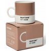 Pantone Svetlohnedý keramický hrnček na espresso Mocha Mousse 17 1230 120 ml