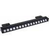 LED lampa pre 3-fázovú koľajnicu Nastaviteľná 24W 2400lm 4000K, neutrálna biela 45° Čierna 60cm Sara Masterled