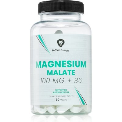 Movit Energy Magnesium Malate 100mg + B6 tablety na podporu energetického metabolizmu 90 tbl