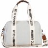 Childhome Prebaľovacia taška Mommy Club Signature Canvas Off White