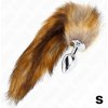 Kink - Anal Plug Size S 7 X 3 Cm With Synthetic Tail 40 Cm Brown