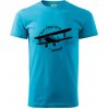 Still Plays With Planes - Klasické pánske tričko vyššej gramáže - XS ( Svetlý tyrkys )