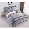 3 dielne obliečky Krepové polycotton Olivia modrá 200x140cm+90x70cm TiaHome