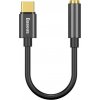 NONAME Baseus audio adaptér z USB-C na Jack 3,5mm černý