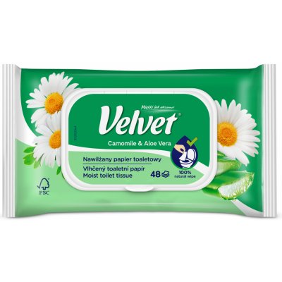 Velvet Harmanček & Aloe Vera 42 ks