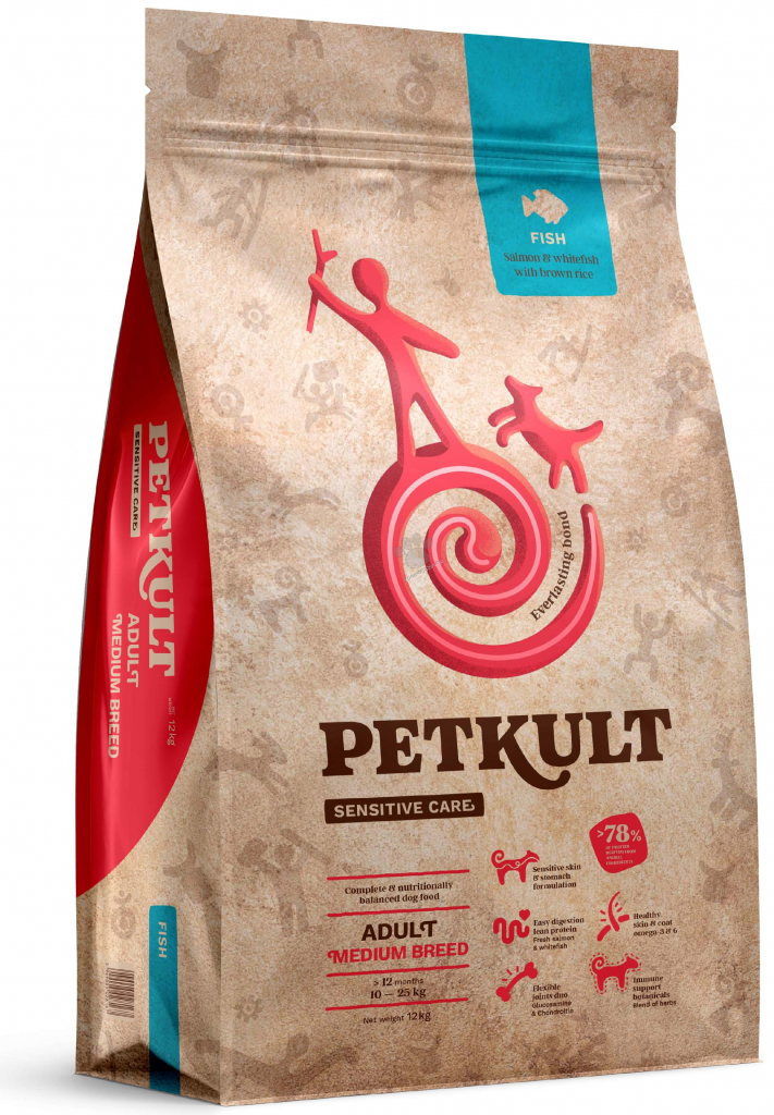 Petkult Sensitive Fish Adult Medium 12 kg