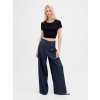 GAP Džínsy High Rise SuperLight Baggy Tmavomodrá M