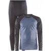 CRAFT CORE Warm Baselayer M tmavě modrá s hnědou 1909709-985362 XXL; Modrá set