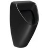 SAPHO SCHWARN BLACK pisoár, zadný prívod, zadný odpad, keramický, čierny, 201.701.6