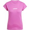 adidas Dámske tričko ESSENTIALS LINEAR SINGLE ružová biela