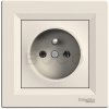 Schneider Electric Asfora Zásuvka 230V, krémová