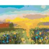 Diamondi Diamantové maľovanie FAREBNÁ ABSTRAKTNÁ LÚKA 40 x 50 cm vypnuté plátno na rám