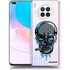 Picasee silikónový prehľadný obal pre Huawei Nova 8i - EARTH - Lebka 3.0