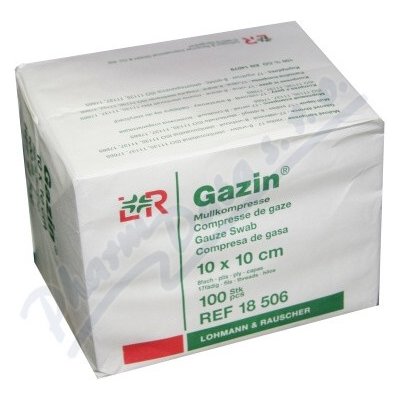 Gazin Gáza hydrofil 10 x 10 cm 100 ks