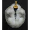 Špongr Kožušinový golier z platinovej líšky L308