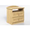 Jaseňový nočný stolík Vanesa -dvojzásuvkový