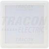 TRACON Povrchové LED svietidlo, štvorcové,TRACON LED-DLNFS-12NW,s chipom SAMSUNG