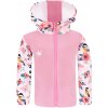 Dievčenská softshellová bunda Vtáky s kvetmi s fleecom